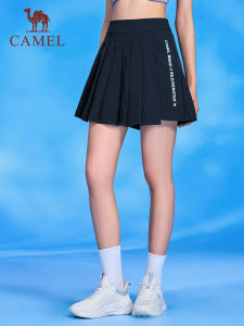 Camel womens upf50+ tennis badminton skirt cool feeling dry fast Skirt Shorts
