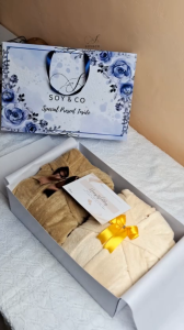 Hampers Wedding SOY&CO Handuk Kimono Couple Gift Premium
