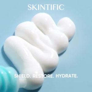 SKINTIFIC 5X Ceramide Serum Sunscreen SPF50+ PA++++ 50ml With Hyaluronic Acid Centella Bisabolol Repair Skin Barrier Broad Spectrum UV Protection Non Greasy Suitable All Skin Type