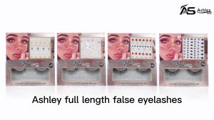 Ashley Shine False Eyelashes Beauty Perfect Fake Lashes with Rhinestones Natural Naked AS-G530