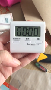 White Lcd Digital Kitchen Cooking Timer Count Down Up Clock Loud Alarm Magnetic Hour Meter