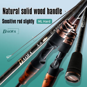 NEW|  Fishing rod | Spinning /Casting rod | 4.2mm Top ring|  ML power /Fast-action | Carbon rod | Lure:5-30g/Line:10-25LB| Solid cedar wood handle