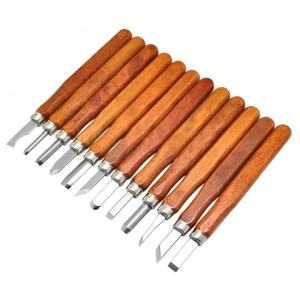 10/12/13pcs-set Wood Handle Chiffon for Wood Carving Tools Scaffold Cutter Set of Knives for Wood Carving Hand Tool