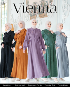 Vienna Dress oleh Aden Hijab: Pakaian Hijab untuk Acara
