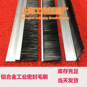 Aluminum Alloy Door Seal Brush Window Brush F-Type Exhibition Cabinet Brush Industrial Machine Tool Brush D01 Brand from China