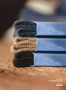 MADEN brand men youth breathable soft comfortable simple socks middle tube socks solid cotton socks