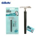 ด้ามมีดโกน มีดโกนหนวด gillette มีดโกนหนวดสเตนเลส มีดโกนหนวด 1 ชิ้น. 
