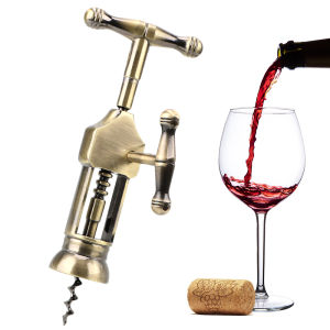 Bar Tools Bottle Opener Cork Wine Opener Gadgets Rack Pinion Corkscrew Vintage Style