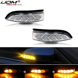 2pcs Dynamic Sequential Blink LED Side Mirror Turn Signal/Driving Parking/Puddle Light For Toyota Prius C VenzaAvalonCorollae