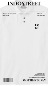 Indostreet - Kaos Polo Lengan Pendek Logo Idst New Font Keren Pria Dan Wanita Banyak Pilihan Warna Keren Premium