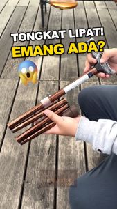 Onemed FS927L Tongkat Orang Tua Lipat Kaki Satu Stik Alat Bantu Jalan Penopang Walking Stick FS927 FS 927 L