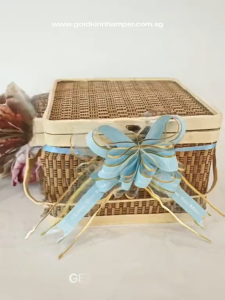 Get Well Soon Fruit Basket Gift Set with Bird Nest Eu Yan San Essence of Chicken Essence