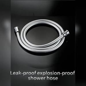 Premium Smooth PVC Shower Hose G1/2 360° Swivel Anti-Tangle Flexible Bath Pipe Anti-Burst Matte Black Gold Titanium