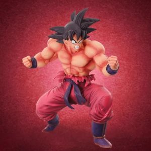 Bandai | 21cm Kaiouken Son Goku Figure Dragon Ball Ichiban Kuji C Prize Figurine Masterlise Car Decorations Anime Dolls Super Saiyan