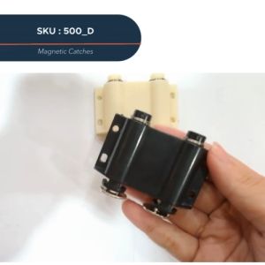 Magnetic Double Push to Open Touch Catch for Kitchen Cupboard Cabinet Door (4 pcs)