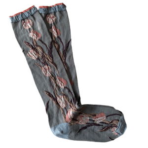 Retro Japanese Style Womens High Tube Sculpture Knee-high Socks Forest System Artistic Sold out No Restock Ankle Socks