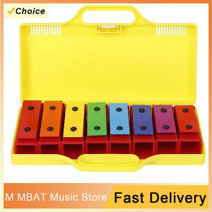 IRIN | Orff Early Education Eight Tone Hand Bell with Knocking Stick Childrens Sound Brick for Children Enlightenment Education Gifts