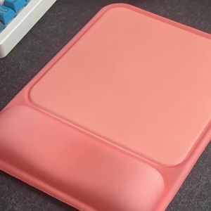 Mouse Pad with Wrist Rest Ergonomic Mousepad with Wrist Support Ergo Desk Mat Non-Slip Base Smooth Surface for Office Laptop