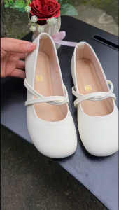 giày búp bê nữ 2 hai ngang chất da mềm đế bệt trống trơn kèm ảnh thực MV633