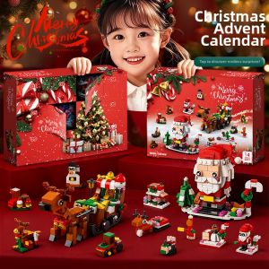 HECAN | Christmas Gift Advent Calendar Reindeer Sleigh Puzzle Toy