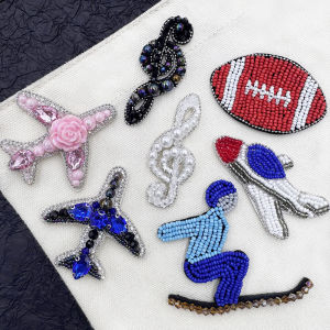 Hand Sewn Customizable Fabric Patches Skiing Rugby Personality Sewing Accessories Clothing Shoe Hat Repair Patches