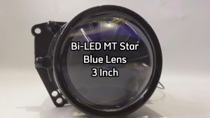 Lampu Projector Bi LED MT Star Blue Lens RHD 3 inch High Low H4 H7 HB3/HB4