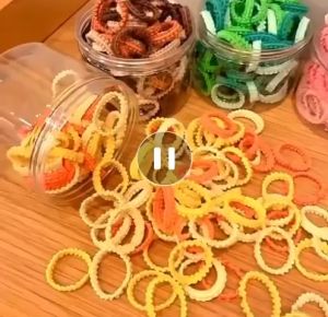 Karet Berwarna Mix Permen Moana: Aksesoris Rambut Anak yang Nyaman