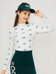RYDER CUP EST．1927 | Long Sleeve Autumn Printed High Neck T-Shirt