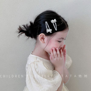 Adorable Pearl Flower Hair Clips for Girls Baby Girl Hair Accessories Korean Style Side Hairpins Baby Hair Grooming Tools