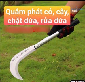 Liềm dao hái trái dừa rửa dừa làm cỏ dừa các loại 4 tấc 3 tấc 25 tấc 2 tấc