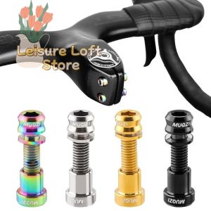 EELHOE | 1/2Pcs Titanium Bicycle Stem Bolts M5x17mm M5x19mm High Hardness Lightweight Fasteners for Road Bike Modification