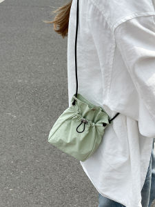 Meria Summer Lightweight Fashionable Crossbody Bag For Women 2024 New Style Casual Bucket Shape Single Shoulder Phone Bag