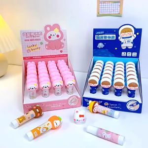 Glue Stick Lem Kertas Animasi 3D Lucu Perlengkapan Alat Tulis Sekolah dan Kantor