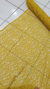 Bahan Brukat korneli untuk kebaya bridesmaid meteran Kain Brokat wisuda terbaru 2024