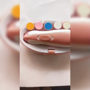 pemotong kuku bayi gunting elektrik baby nail trimmer anak ALAT batrai baterai