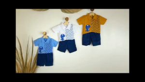 Setelan Baju Anak T-REX SALUR DINO 1-5 Tahun / Baju Anak Berkualitas