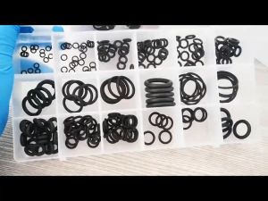 225pcs Rubber O Ring Nbr O-Ring Gasket Sealing Ring O Rings Rubber Kit Set For Car Vehicle Repair