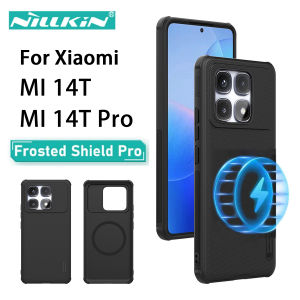 For Xiaomi MI 14T Pro Phone Case Nillkin Super Frosted Shield Pro Magnetic Hard PC+TPU Shell Shockproof Back Cover