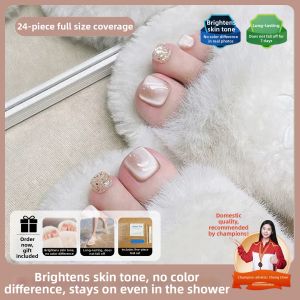 CHUBEISHI | Premium White-Boosting Red Nail Stickers Suitable for Pregnant Women