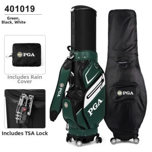 PGA | Telescopic Golf Bag with 4 Multi-directional Wheels