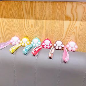 Gantungan Kunci Kucing Cat Paw Keychain Karakter Telapak Cakar Kucing Lucu Souvenir