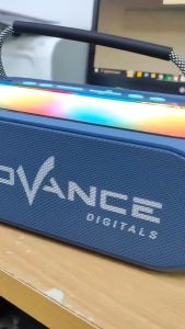 SPEAKER BLUETOOTH ADVANCE LED 5 INCH FREE 2 MIC WIRELESS KARAOKE - SPEAKER KARAOKE FULL BASS - SPEAKER LED WIRELESS / ADVANCE V-18