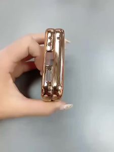 Ốp Điện Thoại Mạ Sang Trọng Có Giá Đỡ Nhẫn Cho Samsung Z Flip 8/7/FE/6/5 Vỏ Túi Khí Chống Sốc Chống Trầy Xước Chống Bụi Chống Trượt Cho Nam Và Nữ