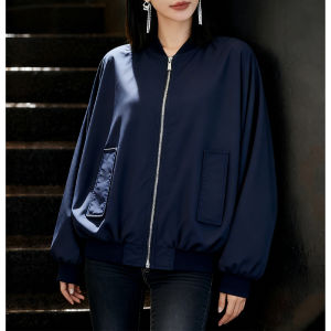 XIYUQI | Fashion Slim Casual Dark Blue Cotton Zipper Jacket