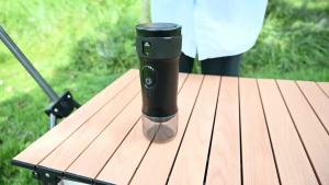 Portable Espresso Machine DC12V Travel Coffee Maker for Car and Camping Compatible with Nespresso Capsules Hot Cold Brew