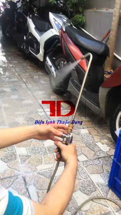Bộ béc xịt rửa máy lạnh, vệ sinh điều hoà - Điện lạnh Thuận Dung