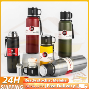 (Ready Stock) 600-2000ml All-Steel Thermos Cup 316 Stainless Steel Thermos Bottle Vacuum Stainless Steel Water Bottle 24 Hours Lasting Camping Hiking For Hot/Cold Water Vacuum Flask