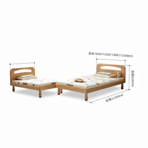 YUANSHI YUANSU | Birch Wooden Children Bed