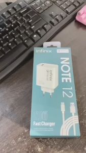CHARGER TYPE C FOR INF NOTE 12 NOTE 30 FAST CHARGING QUICK CHARGE 3.0 120W