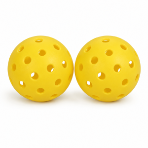 Outdoor Pickleball Balls for Coaches and Club Training 12/24 Pack Yellow Set for Continuous Practice 74mm 40-Hole 27g